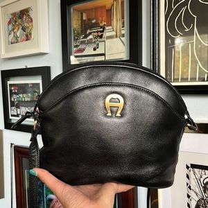 Like New Etienne Aigner genuine leather cross body bag